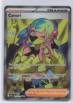 Canari 257/217 Ultra Rare Ascended Heroes Pokemon Holo Near Mint - Image 1