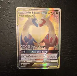 The Pokemon Company Latias & Latios GX TAG TEAM Alt Full Art Holo 170/181 - Image 1