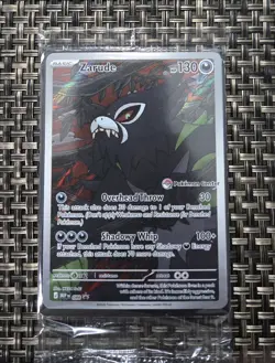 Zarude MEP 088 Pokemon Center Stamped Black Star Promo SEALED - Image 1