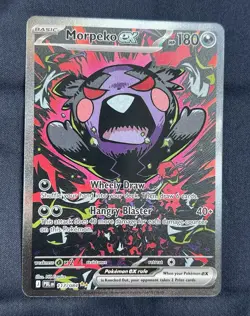 Pokemon Morpeko ex 117/084 SIR ME05 Pitch Black English NM - Image 2