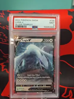 Pokemon TCG Silver Tempest Lugia V #138 PSA 9 - Image 1