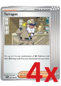 4x Tarragon 085/088 Pokemon TCG Playset ME03: Perfect Order - Image 1
