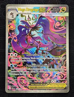 CENTERED Pokemon Mega Dragalge ex 118 - SIR Chaos Rising - NM + READY TO GRADE!! - Image 1