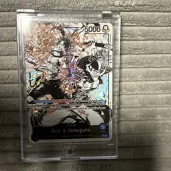 ST22-001 Ace & Newgate (Alt Art) ONE PIECE Card TCG NM English - Image 1