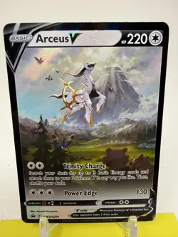 Arceus V Black Star Promo SWSH204: Pokemon Sword & Shield - NM / Box Fresh P1 - Image 2