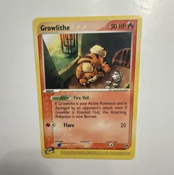 Pokemon TCG Growlithe 65/100 EX Sandstorm Regular Common Basic English 50 HP - Image 1