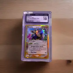 Pokemon TCG Blastoise EX Crystal Guardians 2/100 Holo Rare CGC 10 2006 English - Image 1