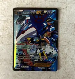 Team Aqua's Kyogre EX Double Crisis 6/34 (2015) Full Art Holo Ultra Rare - Image 1