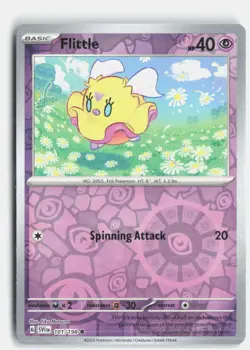 Flittle 101/198 Common Scarlet & Violet Pokemon Reverse Holo Near Mint - Image 1