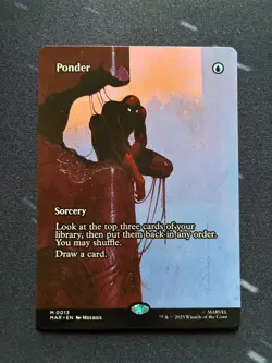 Ponder Borderless Spider-Man Marvel Universe (MAR) MTG - Image 1