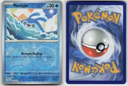 Mantyke 039/182 Common Paradox Rift Pokemon Reverse Holo NM - Image 3