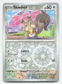 Skwovet 131/159 Common Journey Together Pokemon Reverse Holo NM - Image 1