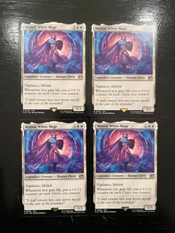 Minwu, White Mage X4X NM/M Final Fantasy FIN Magic the Gathering MTG - Image 1