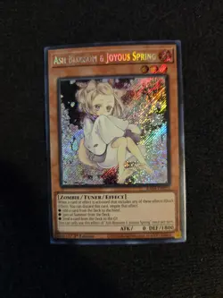 Ash Blossom & Joyous Spring (Alternate Art) - RA04-EN025 - Secret Rare Stampede - Image 1