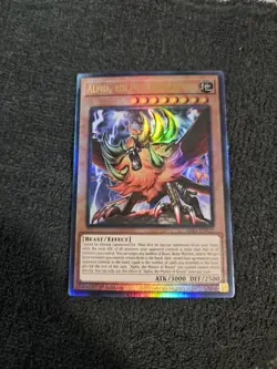 Alpha, the Master of Beasts RA01-EN022 Prismatic Ultimate Rare - Image 1