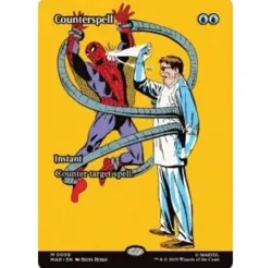 PRESALE COUNTERSPELL (BORDERLESS) Marvel's Spider-man: Marvel Universe Magic MTG - Image 1
