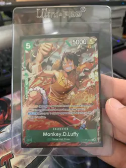 Monkey.D.Luffy (OP16 Release Event Winner) P-135 One Piece Promotion Cards Foil - Image 1