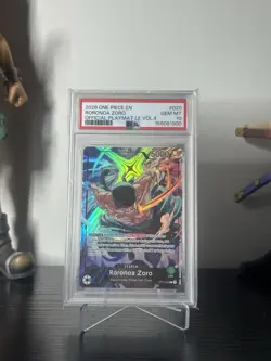 Roronoa Zoro Leader #020 PSA 10 One Piece Card Game EN 2026 Foil Alt Art - Image 1
