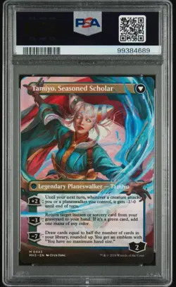 MTG Tamiyo, Inquisitive Student Borderless Modern Horizons 3 443 PSA 10 Gem Mint - Image 2