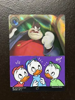 Disney Lorcana Pete Enchanted Signed Auto Sketch Card - Hedvig Haggman Sund - Image 1