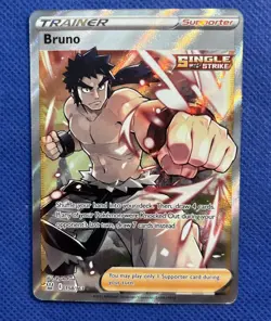 Bruno 158/163 Battle Styles NM Full Art Ultra Rare Pokemon Card NM - Image 1
