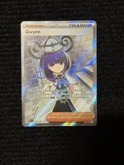 Gwynn Pokemon Pitch Black Full Art Trainer Card 109/084 - NM | Pokemon TCG - Image 1