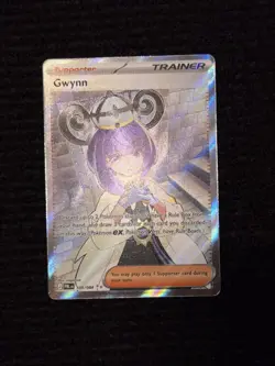 Gwynn Pokemon Pitch Black Full Art Trainer Card 109/084 - NM | Pokemon TCG - Image 3