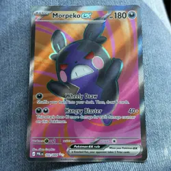Pokemon TCG Card - Morpeko Ex 102/084 - Pitch Black (Near Mint In Hand) English - Image 1