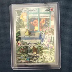 Pokemon TCG Charmander SVP 044 - English Black Star Promo Illustration Rare Card - Image 1