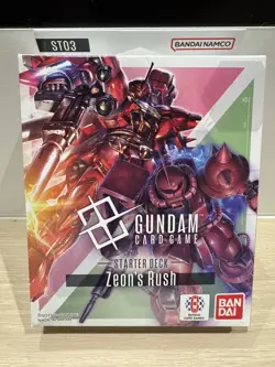 Gundam Card Game Starter Deck ST03 Zeon’s Rush English New Factory Sealed - Image 1