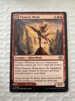 Pinnacle Monk Modern Horizons 3 MTG Magic the Gathering Card - Image 1
