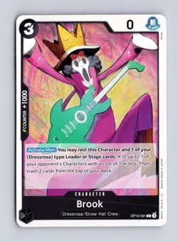 Brook (091) OP10-091 C Royal Blood Cards MP One Piece - Image 1