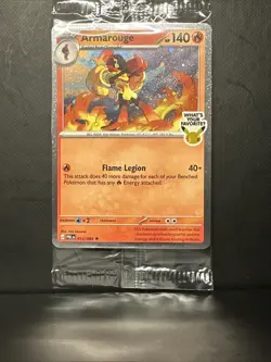 New Rare Armarouge Pokemon Best Buy Promo Card 2026 COSMOS - Image 1