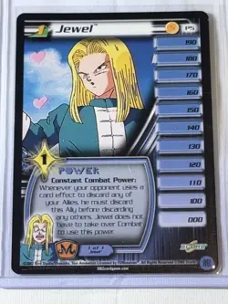 DBZ Dragon Ball Z Tcg Card Jewel P5 CCG Limited Babidi Saga Promo Personality - Image 1