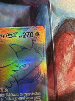 Pokemon Venusaur & Snivy GX Tag Team Rainbow Holo Card 249/236 Cosmic Eclipse - Image 3