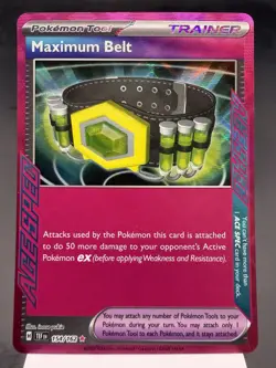 Maximum Belt 154/162 - Ace Spec Rare - Temporal Forces Pokemon Card MINT - Image 1