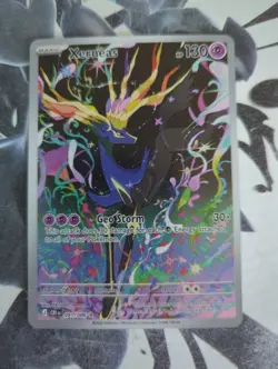 Pokemon TCG Xerneas 091/086 2026 Illustration Rare Full Art Holo Card - Image 1