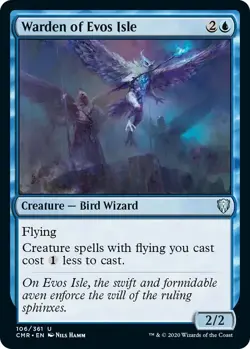 MTG Warden Of Evos Isle FDN NM - Image 1