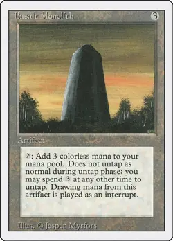 MTG [3ED-173 NM] Basalt Monolith - Image 1