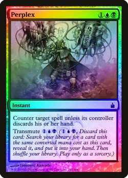 Perplex FOIL Ravnica: City of Guilds HEAVILY PLD Blue Black Common CARD ABUGames - Image 1