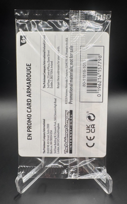 Pitch Black Armarouge Best Buy Promo Holo Rare 30th stamped sealed - Image 2