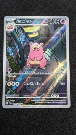 Slowbro 090/084 Illustration Rare Pitch Black Pokemon Holo Near Mint - Image 2