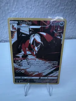 Thievul GG17/GG70 Holo Full Art Ultra Rare Card Pokemon Crown Zenith - NM - Image 1