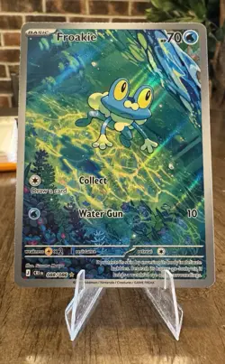 Froakie 088/086 Crown Zenith Secret Rare Full Art Holo Pokemon TCG 2023 - Image 1