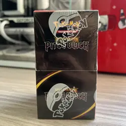Pokemon Mega Evolution Pitch Black Half Booster Box Sealed 18 Packs Cards TCG - Image 1