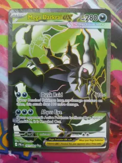 Pokemon Mega Darkrai EX 101/084 Pitch Black Full Art Holo Ultra Rare - Image 1
