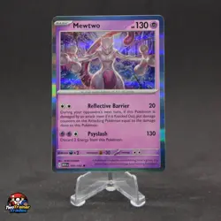Mewtwo Holo Scarlet & Violet 151 150/165 NM Pokemon - Image 1