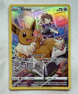 Eevee TG11/TG30 Brilliant Stars Trainer Gallery Full Art Holo UR Eng 2022 - Image 1