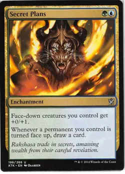 Secret Plans *PLAYSET* Magic MtG x4 Khans of Tarkir SP - Image 1