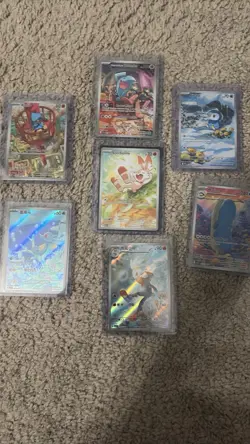 Pokemon Card Lot Of 7 All Illustration Rares And Promo - Image 1